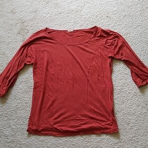 J.Crew Spice colored top Sz SM